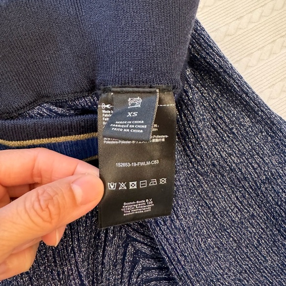 Scotch & Soda lurex knitted flare pants XS - Picture 14 of 14